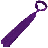 Japanese Ramie Tie Purple Hand Rolled