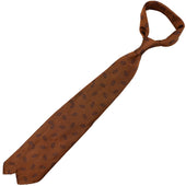 Geometrical Jacquard Silk Tie Hand Rolled