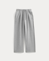 Luxe Fleece Pleated Sweatpant | Vintage Heather Grey
