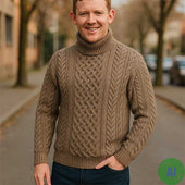 1a Country Meetings Roll Neck Sweater 100 Medium Weight Lambswool Range