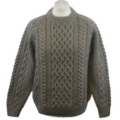 1C Country Meetings Crew Neck Sweater Range – 100% Aran