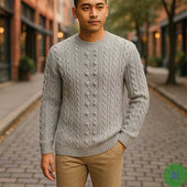 1d Bobble Cable Sweater 100 Aran Range