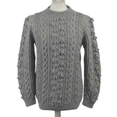 1d Bobble Cable Sweater 100 Aran Range