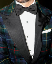 Butterfly Barathea Bow Tie Silk
