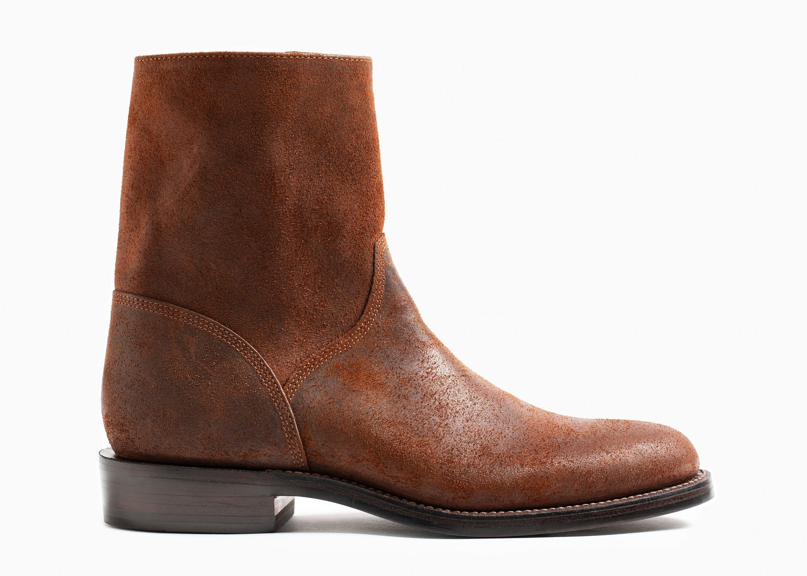 Elias Side-Zip Dark Oak Roughout