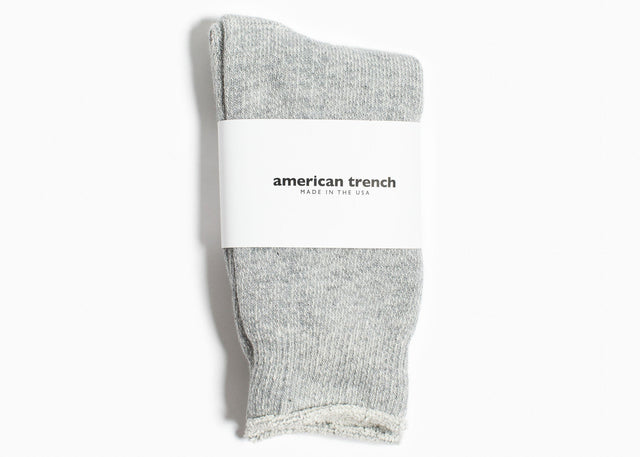 American Trench Sunday Sock – Light Grey