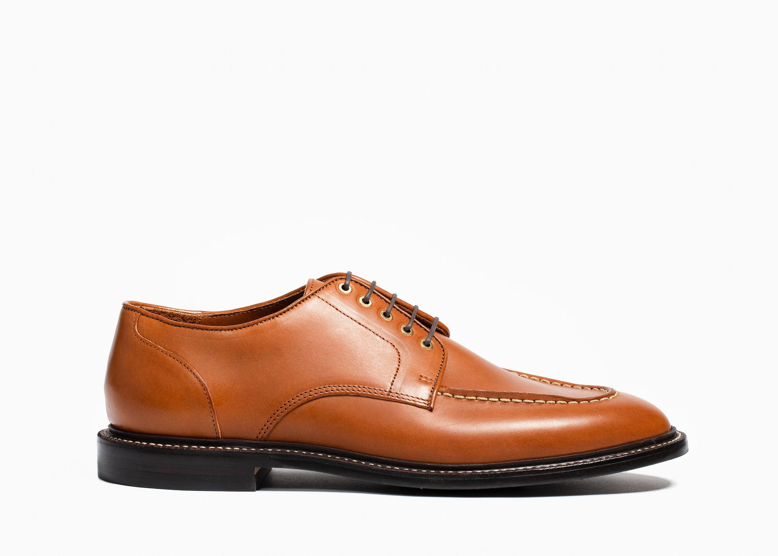 Moc Toe Derby Tan