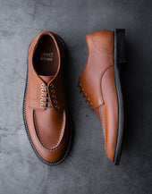 Moc Toe Derby Tan