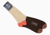 Corgi x Grant Stone Heavyweight Cotton Sock – Brown
