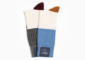 Corgi x Grant Stone Lightweight Cotton Sock – Charcoal