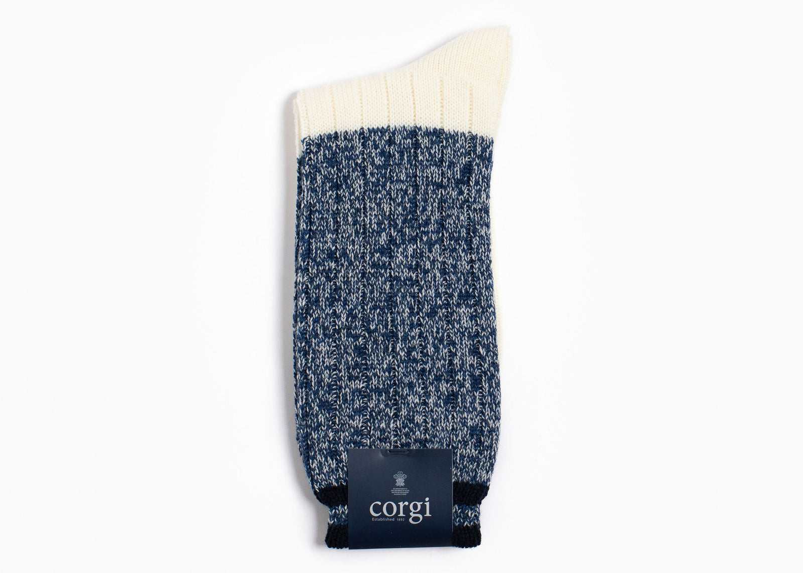 Corgi X Grant Stone Heavyweight Wool Cotton Sock