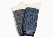 Corgi x Grant Stone Heavyweight Wool/Cotton Sock – Green