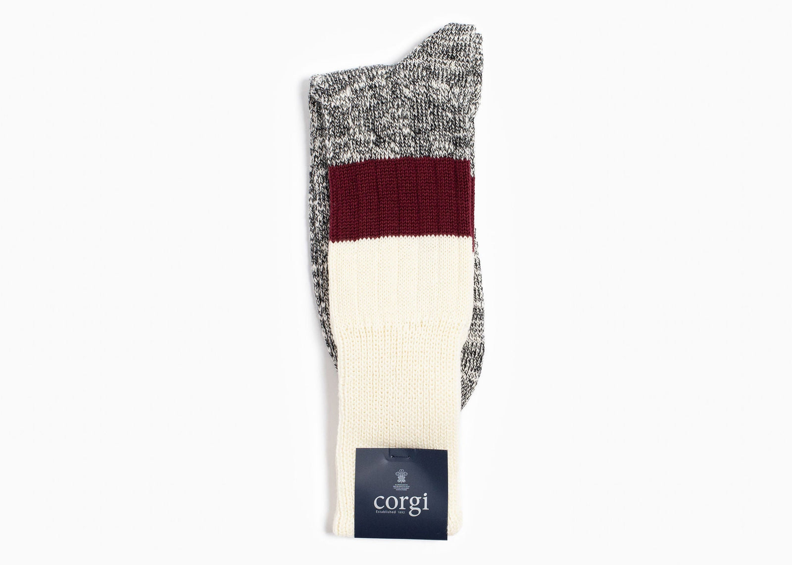 Corgi X Grant Stone Heavyweight Cotton Sock Port