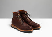 Brass Boot Dark Burgundy Kudu