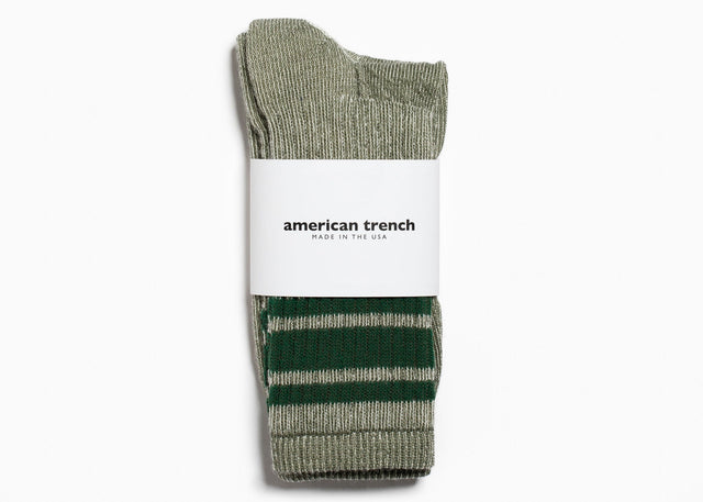 American Trench Merino Activity Crew – Moss