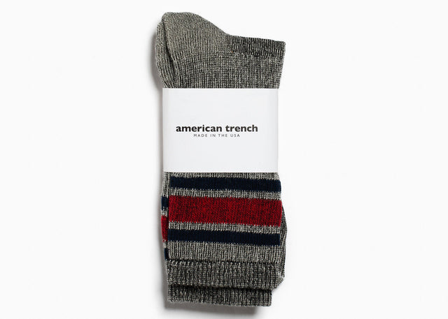 American Trench Merino Activity Crew – Grey