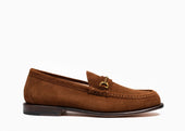 Horsebit Loafer Bourbon Suede