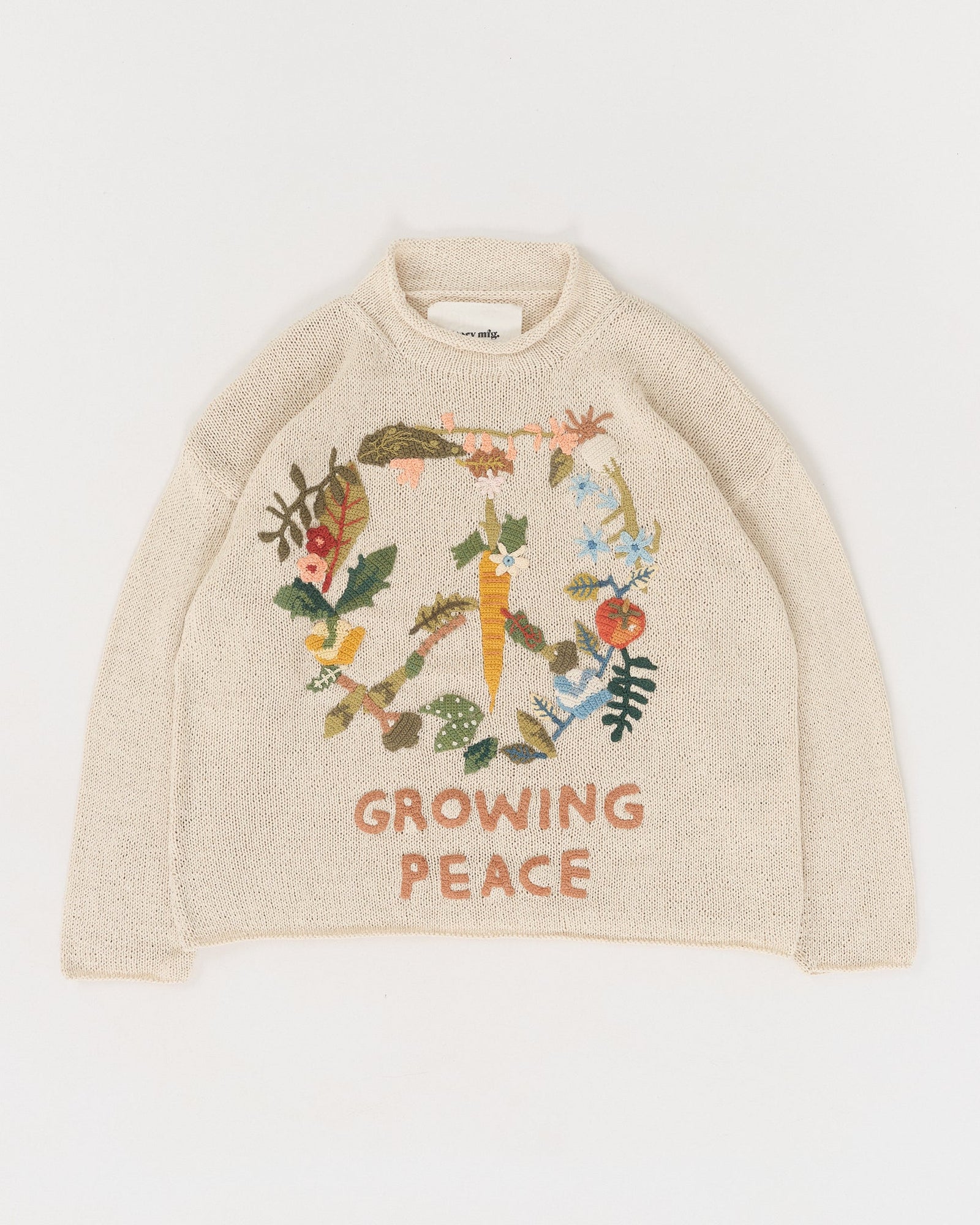 Twinsun Knit Rollneck Growing Peace