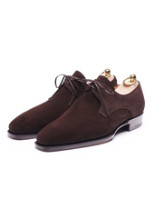 Dark Brown Two Eyelet Derbies