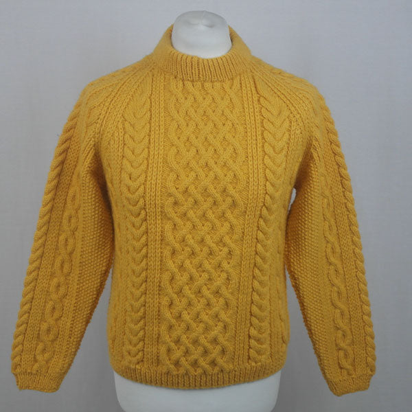 1H Country Meetings Crew Neck Sweater-100% Aran - Inverallan