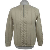 1i Cabled Zip Sweater