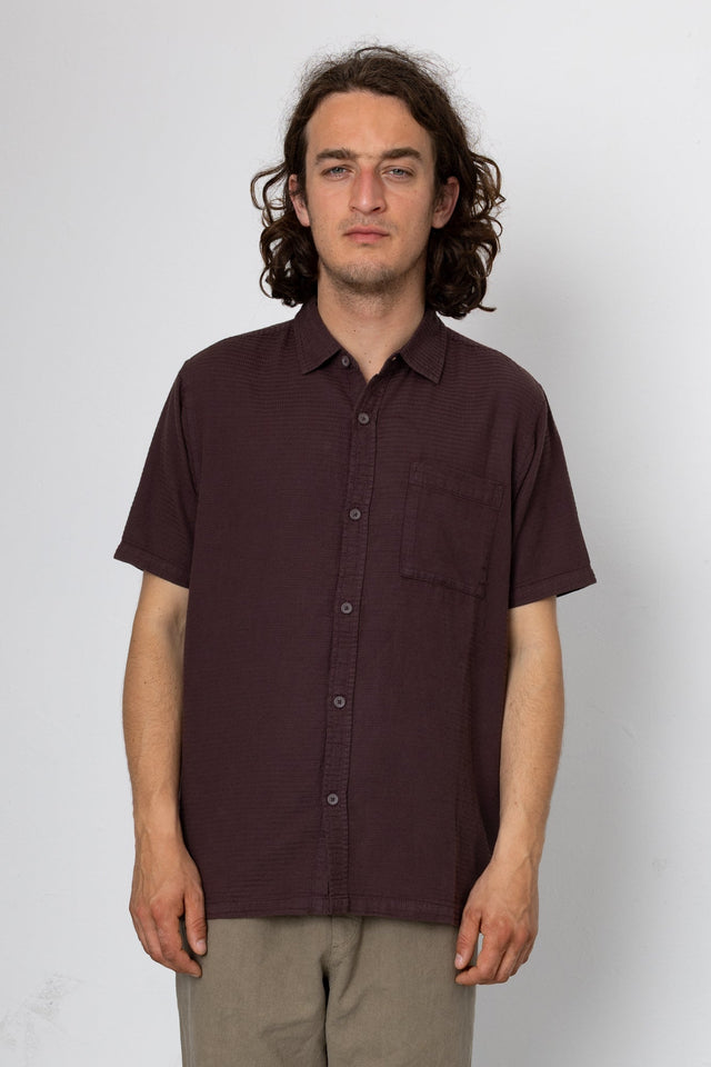Devon 2 Shirt - Dark Burgundy