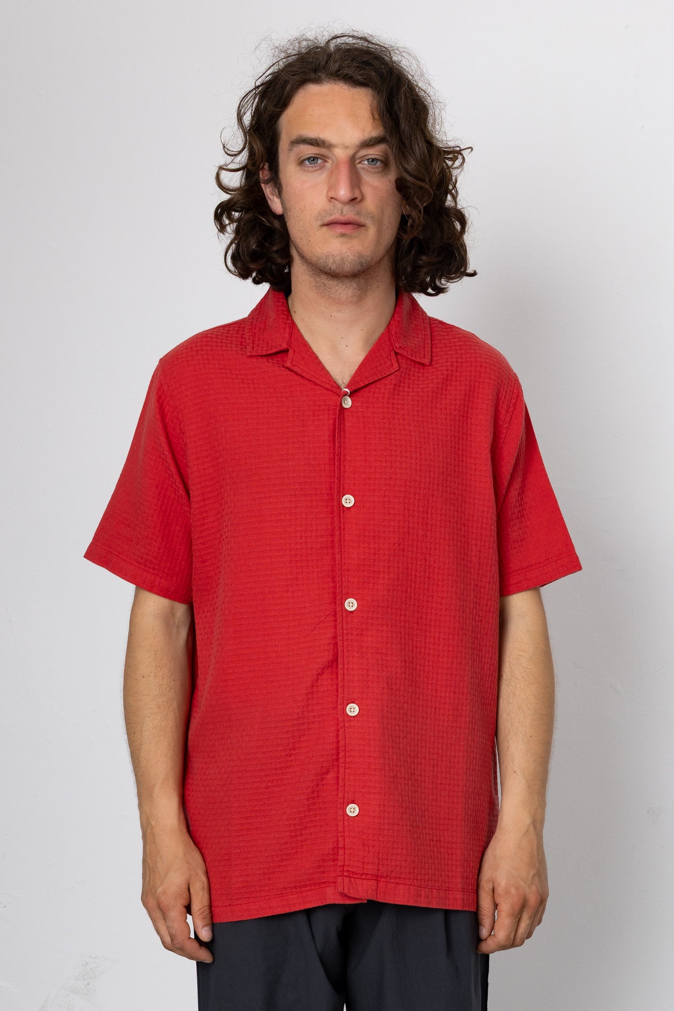 Wilkes Shirt - Washed Coral