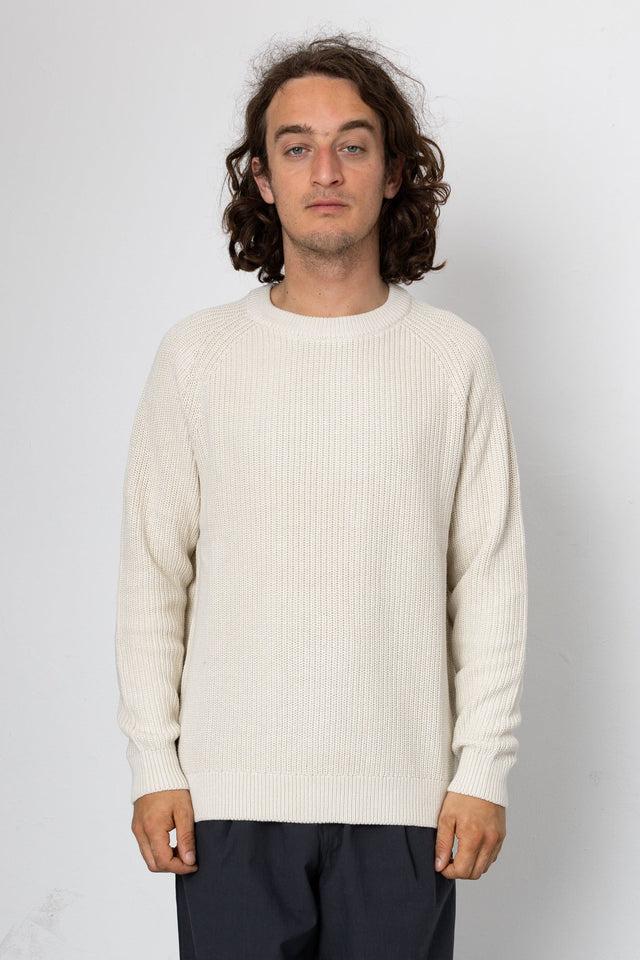 Hayley Raglan Crew - Ecru