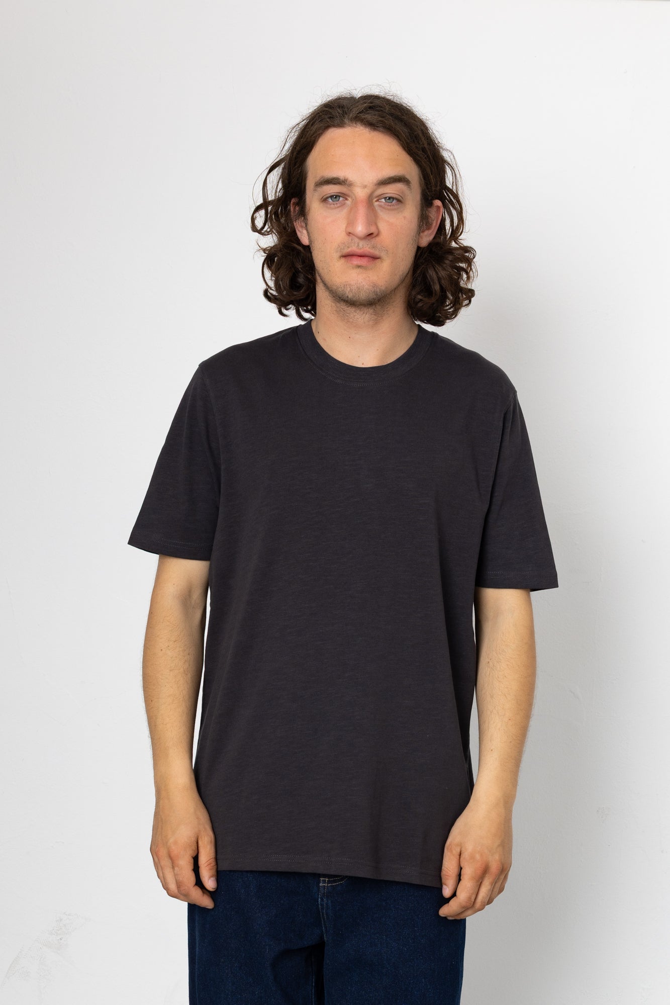 Marker Heavy Slub T-Shirt - Washed Black