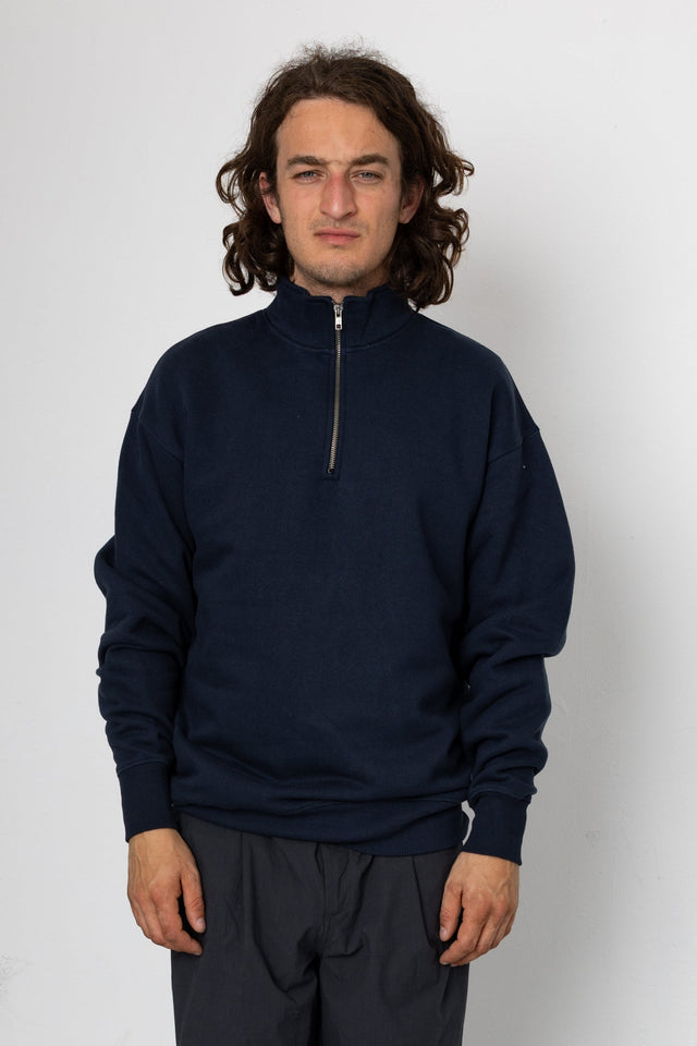 Edwin Fleece Sweatshirt - Navy