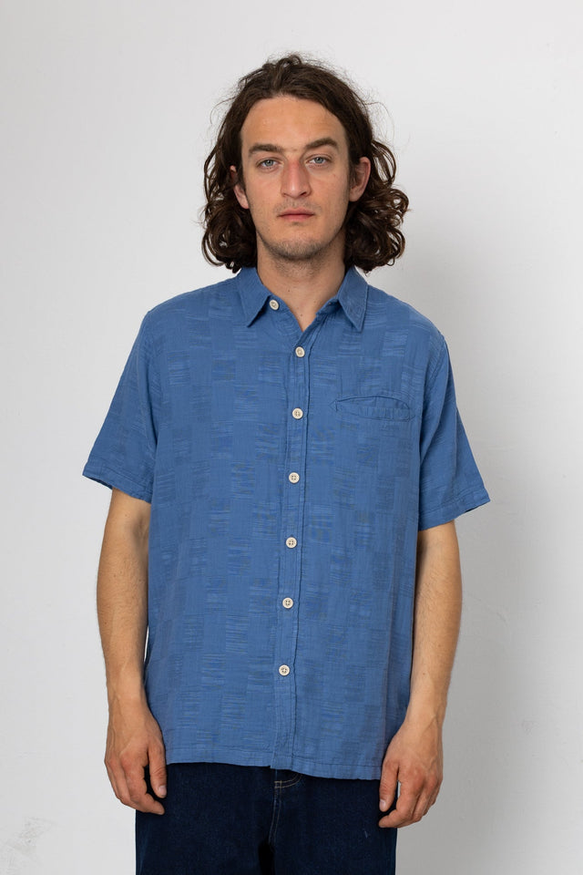 Fulton Shirt - Mid Blue