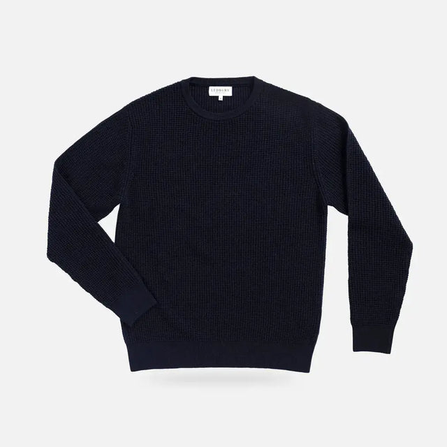 The Navy Walden Thermal Crew Sweater
