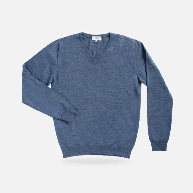 The Blue Heather Emmons V-Neck