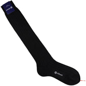 Knee Socks - Ribbed - Black - Linen