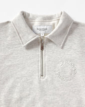 Half Zip Fleece Sweatshirt Eggshell Unisex