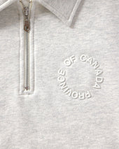 Half Zip Fleece Sweatshirt Eggshell Unisex