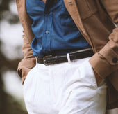 Self Lined Padded Bridle Belt