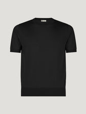 Black Classic Cashmere & Silk T-Shirt