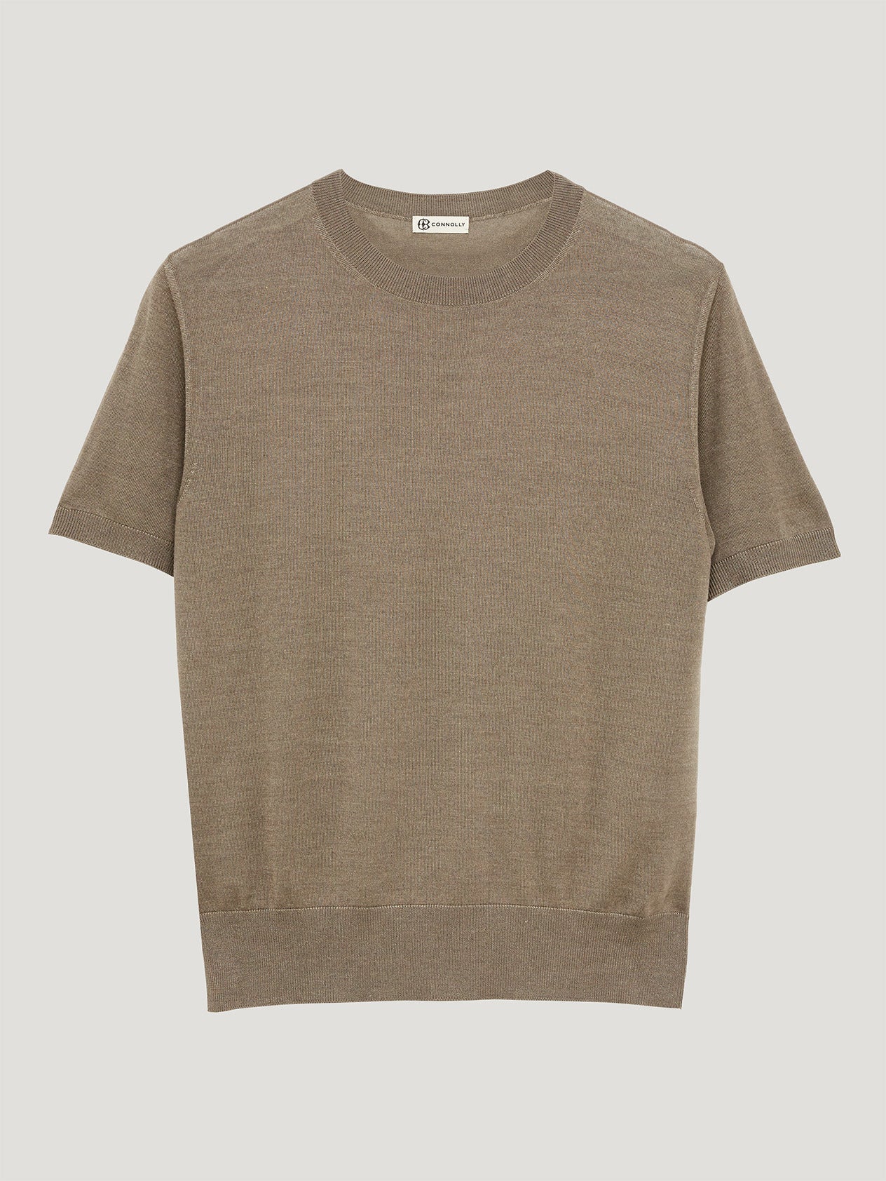 Mink Classic Cashmere Silk T Shirt