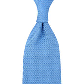 Grenadine / Garza Grossa Bespoke Tie - Powder Blue