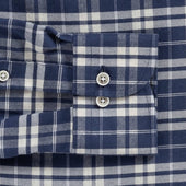 The Hartford Stretch Plaid Casual Shirt