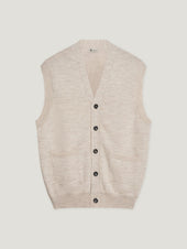 Natural Knit Waistcoat