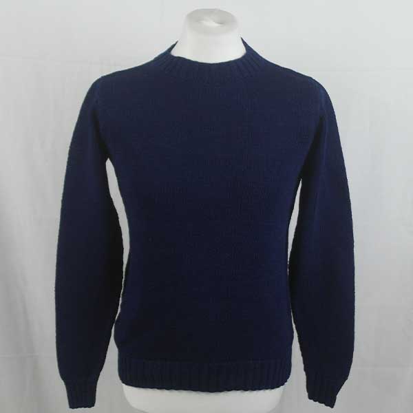 1Z Hand Framed Crew Neck Sweater – 100% Denim Cotton