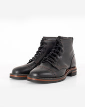 Iron Heart Int'l x Wesco® 7" Toe Cap Boot - The "Guildsman" - Black Tie Domain