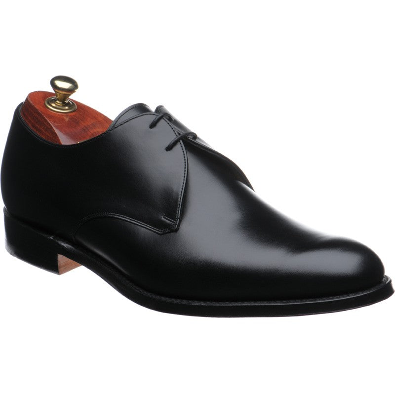 Cheaney Old mens Derby shoes in black calf
