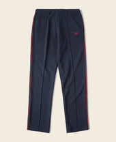 1970s Heavyweight Waffle Knit Jogger Pants - Navy