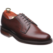 Barker Nairn (Rubber) mens rubber-soled Derby shoes in cherry grain