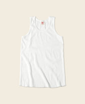 10.5 oz Cotton Tank Top - White