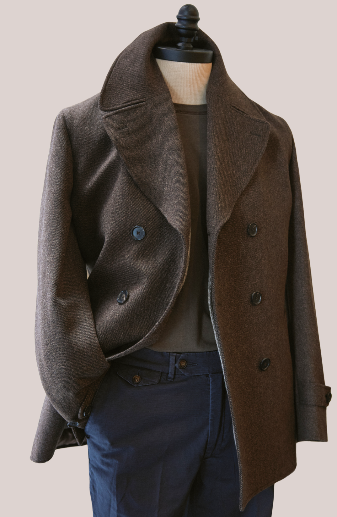 Dunkeld Pea Coat Twill