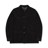 Black Suede Travel Jacket